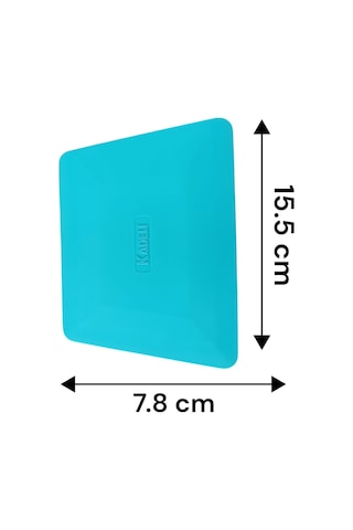 Ppf/tph Kare Mavi Ragle Folyo Cam Filmi Çekme Aparatı 10.5x7.8 Cm