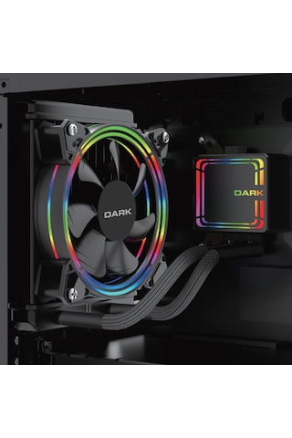 Dark Aquaforce W126 DKCCW126 120 MM RGB Sıvı Soğutmalı İşlemci Fanı
