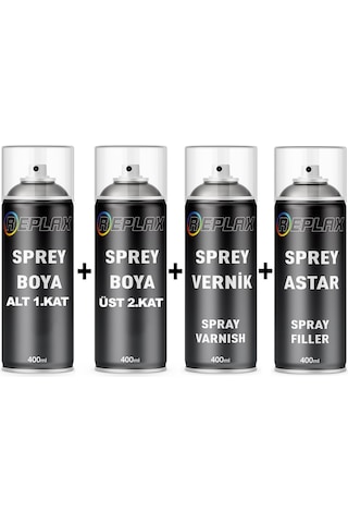 Toyota Corolla 070 İnci Beyaz Alt Üst 2 Kat Sprey Rötuş Boyası+Vernik+Astar