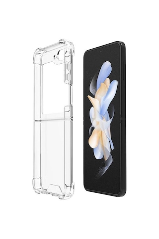 Mobilteam Galaxy Z Flip 5 Uyumlu Nitro Anti Shock Silikon-renksiz Renksiz