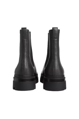 Erkek Kalın Tabanlı Chelsea Bot - Siyah After Dark