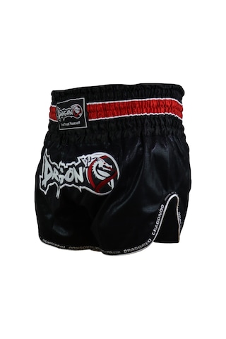 Dragondo Mt3077 Muaythai Şortu - Kick Boks Şortu Siyah Siyah