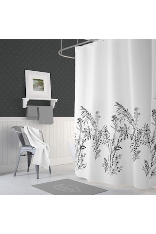 Prado Funda Banyo Perdesi Duş Perdesi 180x200cm Çok Renkli