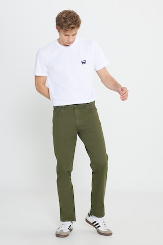 Wrangler Texas Slim Fit Erkek Jean Pantolon W12s004801 Haki