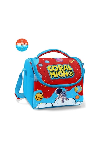 Coral High Astronot Uzay Desenli 3'lü Okul Çanta Seti 33245 Çok Renkli