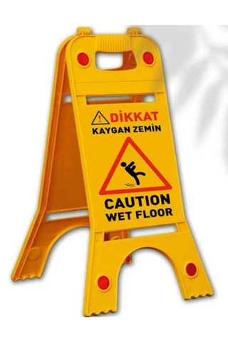Kaygan Zemin Plastik Levha - 62 X 24,5 Cm