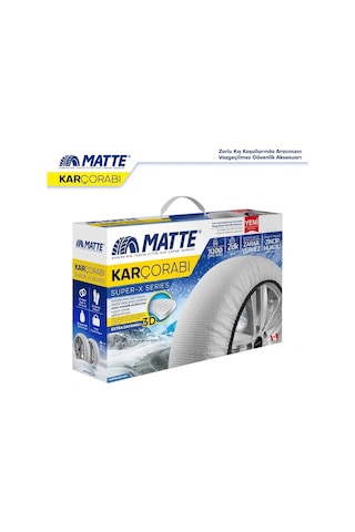 Matte Lastik Kar Çorabı Kar Zinciri Muadili Yüksek Kalite Tekstil Kar Zinciri Superx Series Large Diğer