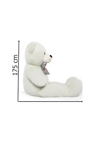 Sole 175 Cm Papyonlu Dev Boy Peluş Ayı - % 100 Yerli 001