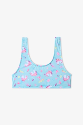Penti Renkli Kız Çocuk Unimermaid Halter Bikini Takımı