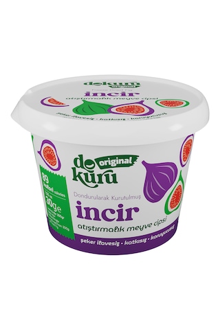 Dokuru İncir Kuru Meyve Cipsi 25 G