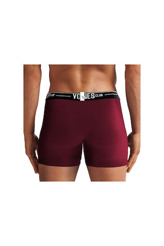 Yohannes Club, Erkek Özel Bölmeli Pamuklu Boxer, Renk Seçenekli, 3'lü Paket, Bordo,yeşil,mavi Bordo - Mavi - Yeşil