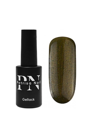 Patrisa Nail Mat Haki Yeşili Kalıcı Oje V13 Tpo Free 8 Ml Mikro Pırıltılı Mat Haki Yeşili