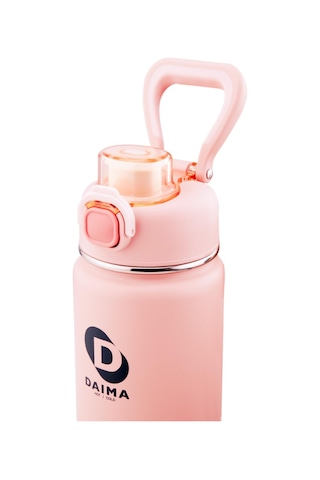 Daima Keep Go 750 Ml 12 Saat Sıcak 24 Saat Soğuk Pembe Termos Pembe