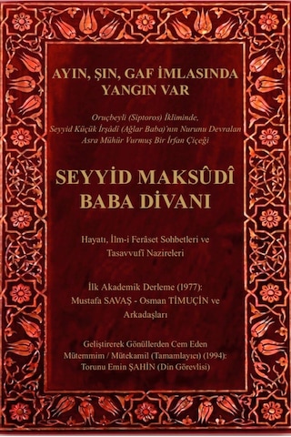 Seyyid Maksudi Baba Divanı - 916951168