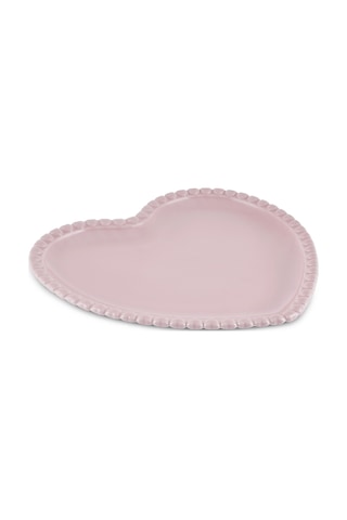 Karaca Pink Love Porselen Pasta Tabağı Pembe 21 Cm Pembe