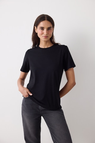 Penti Siyah Basic Regular Fit Tişört