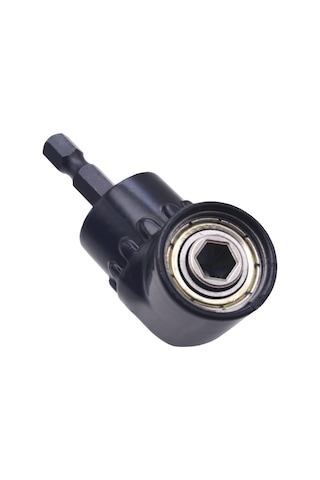 Vkemall Krom Vanadyum Çelik 3'lü 360 Döner Hex Kolu Uç Adaptr Seti - Dar Mekanlar İçin 105 Açı, Ev, Garaj Tamiri İçin Dayanıklı Takım