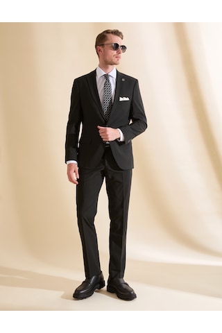 Pierre Cardin Erkek Siyah Takım Elbise 50325155-vr046