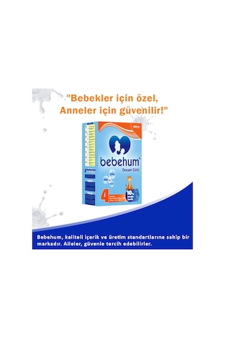 Bebehum 4 Numara Devam Sütü 12 Ay+ 400 gr