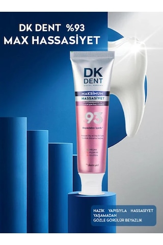 Dkdent %93 Beyazlatıcı Maksimum Hassasiyet Diş Macunu 2x75 Ml Diş Hassasiyeti