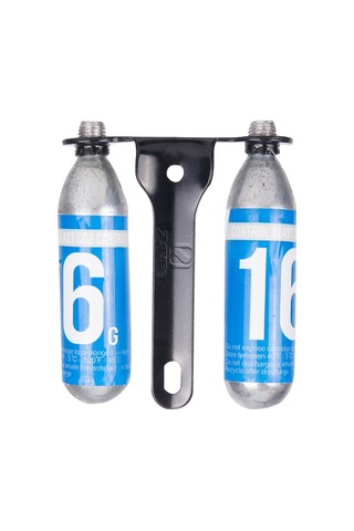 Ztto Yol Dağ Bisikleti Co2 Kartuş Tutucu Alüminyum Alaşımlı Çift Co2 Kartuş Montaj Braketi - Kırmızı