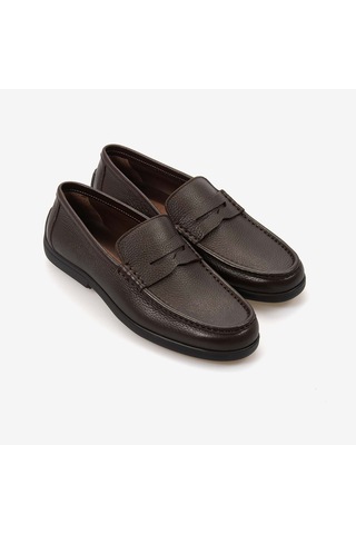 Andrea Giovanni Andrea Gıovannı Erkek Loafer 602a Kahve Geyik
