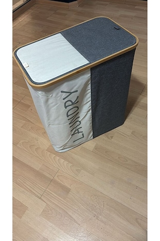 F.acar Home Collection Çamaşır Sepeti Açık Gri