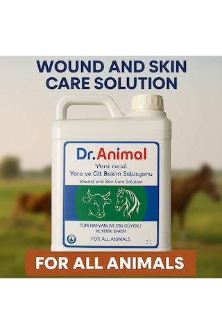 Dr.animal Yara Ve Cilt Bakım Solüsyonu 5 Lt