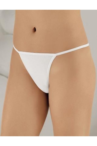 12 Li Paket Şahinler Bayan Penye Likralı String Külot B3044