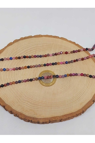 Yasamtohumu Yakut & Safir Taşı Dizi 4 MM 51220 Çok Renkli