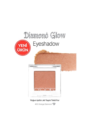 Cre'ars Diamond Glow Eyeshadow 03 Orange Diamond