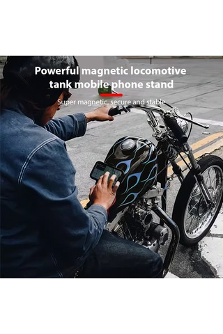 Neevoyu Siyah Abs Manyetik Telefon Tutucu, 60-90mm Uyumlu, 2 Soğuk Ayaklı Bağlantı, Lastik Paspaslı, Araç Ve Metal Yüzeyler İçin