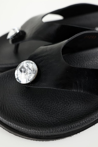 Siyah Swarovski Terlik Siyah