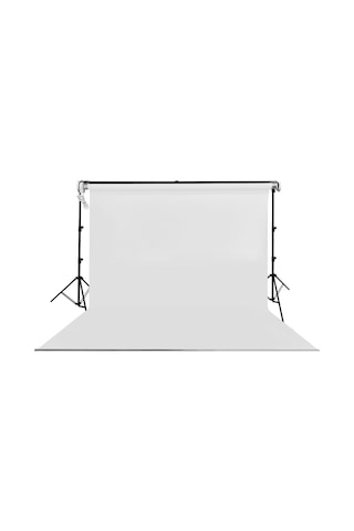 Hs Stüdyo Teknik Beyaz 190x400cm Taşınabilir Fon