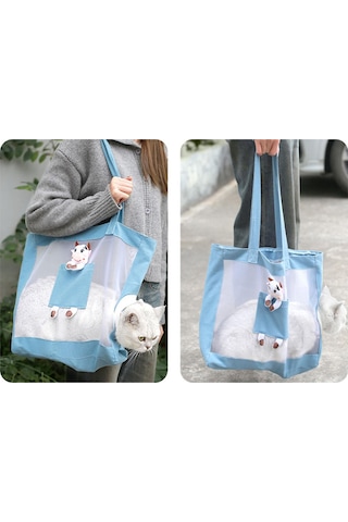 Homyl Köpek Kedi Kanvas Omuz Çantası Için Evcil Hayvan