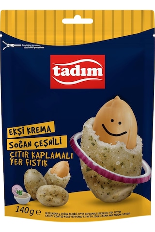 Tadım Yer Fıstığı Çıtır Kaplamalı Ekşi Krema&soğan 140 Gr
