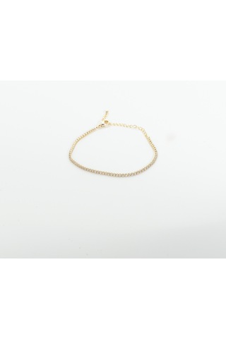 Biem Gold Renk Su Yolu Taşlı Bileklik Gold/gümüş