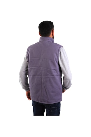 Eser - 7-7 Gabardin Polarlı Yelek - Kışlık - Gri
