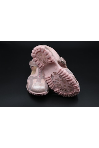 Ayakkabımood Arz Ortopedik Taban Pudra Kız Çocuk Sandalet Ayakkabı Pudra