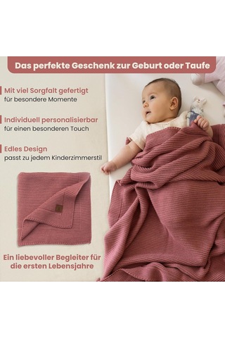 Little Dedi Yumuşak Örme Bebek Battaniyesi 30x40 İnç Oeko-tex Sertifikalı Çok Renkli