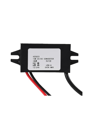 Kosona 5v 3a Usb Çıkışlı 12v/24v'den 5v'ye Dönüştürücü, %95 Verimlilik, Aşırı Akım Ve Sıcaklık Korumalı, Su Geçirmez, Araç Ve Endüstriyel Cihazlar İçin