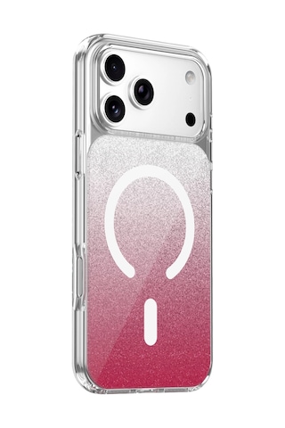 Onegif Apple iPhone Uyumlu 17 Pro Max Sora Simli Magsafe Kapak - Kırmızı Çok Renkli
