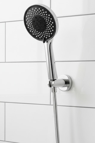 Yuvarlak Başlıklı Mafsallı Duş Takımı Krom