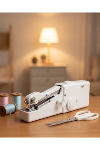 Ev Ve Seyahat İçin Mini El Dikiş Makinesi Kolay Kullanım Standart