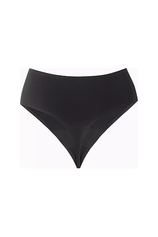 Skims Smoothing Intimates Yüksek Bel Tanga, Pürüzsüz Ve Dikişsiz, Siena Renk Siyah
