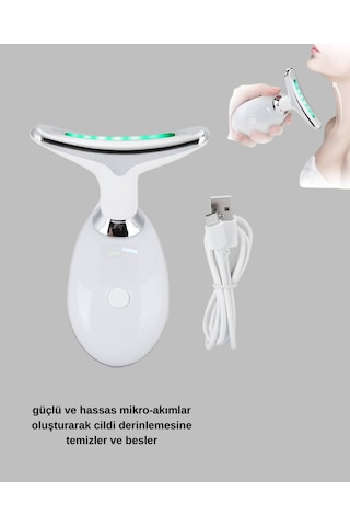 Kırışıklık Önleyici Güzellik Cihazı Mikro Akım Masaj Ve Isı Terapisi - Diğer