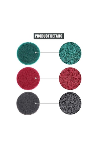 Sones 13'ü 1 Arada 4 İnç Sünger Bulaşık Pedi Zemin Duvar Pencere Cam Temizleme Kireç Çözücü Elektrikli Matkap Fırça Başlığı Seti