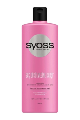 Syoss Saç Dökülmesine Karşı Şampuan 500Ml X 2 Adet + Saç Kremi 50