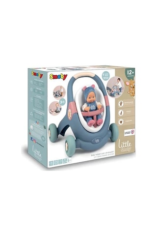 Smoby Little Smoby 3'ü 1 Arada Yürüteç Ve Oyuncak Bebek 140308