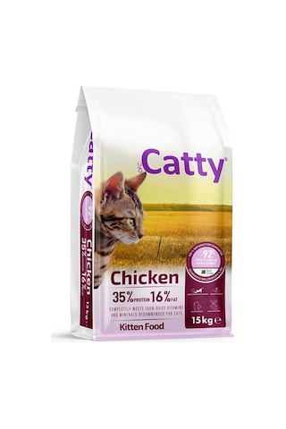Catty Tavuklu Yavru Kedi Maması 15 Kg